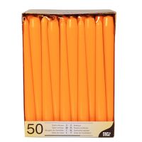 Leuchterkerzen orange Ø 2,2 cm · 25 cm