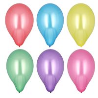 Luftballons Ø 25 cm farbig sortiert "Metallic"