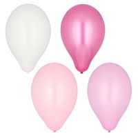 Luftballons Ø 25 cm farbig sortiert "Pink-Mix"
