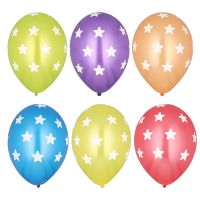 Luftballons Ø 29 cm farbig sortiert "Stars"