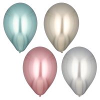 Luftballons Ø 33 cm farbig sortiert "Shiny" large