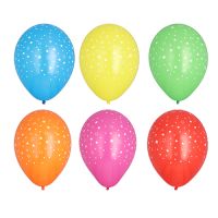Luftballons mit Sternen Ø 29 cm farbig sortiert "Stars"