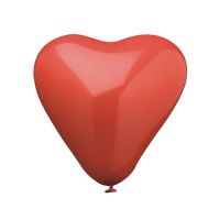 Luftballons, rot Ø 30 cm "Heart" 
