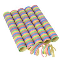 Luftschlangen 4 m "Stripes" flammhemmend
