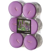 Maxi-Duftteelichter, Lavendel, Ø 58 mm · 24 mm, "Flavour"