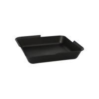 Mehrweg-Foodboxen eckig, 15,6 x 15,6 x 3 cm schwarz 