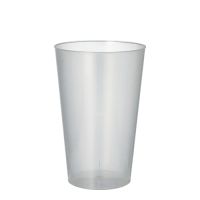 Mehrweg-Plastikbecher PP 0,4 l Ø 8,6 cm · 13 cm unzerbrechlich