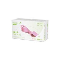 Nitril-Handschuhe, puderfrei pink "Nitril Pink Plus" Größe XL