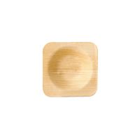 Palmblatt Schalen eckig "pure" 10 ml, 6 x 6 cm