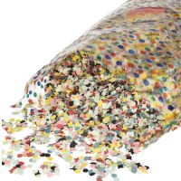 Papier Konfetti, farbig sortiert, 1000 gr.