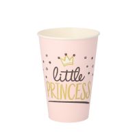 Pappbecher 0,2 l, Ø 7 cm · 9,7 cm "Little Princess"