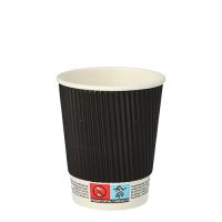 Pappbecher "To Go" 0,2 l Ø 8 cm · 9 cm doppelwandig
