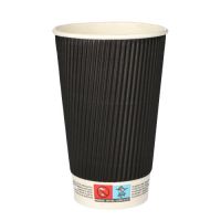 Pappbecher "To Go" 0,4 l Ø 9 cm · 13,7 cm Ripple Wall