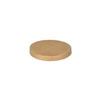 Pappdeckel für Portionsbecher rund Ø 6 cm, braun