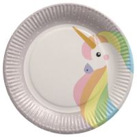 Pappteller Ø 23 cm "Unicorn"