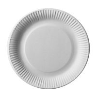 Pappteller rund "pure" Ø 23 cm weiss