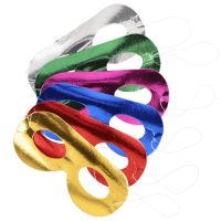 Party-Masken farbig sortiert "Metallic"