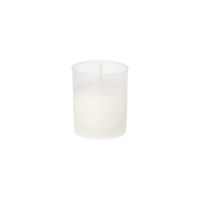 Partykerzen Ø 5 cm · 6,5 cm transparent