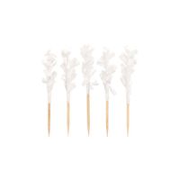 Partypicker 6,8 cm weiss "Frills"