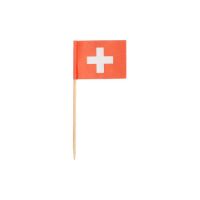 Partypicker, Flaggen 8 cm "Schweiz"