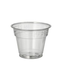 Plastikbecher (PET) "Hurricane" 0,28 l Ø 9,5 cm · 7,3 cm glasklar