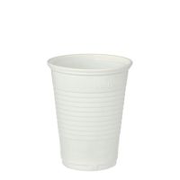 Plastikbecher (PP) 0,18 l Ø 7 cm · 8,6 cm weiss