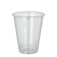 Plastikbecher (PP), 0,3 l Ø 9,5 cm · 11,1 cm transparent mit Schaumrand