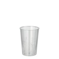 Plastikbecher (PS) 0,1 l Ø 5,5 cm · 7,5 cm glasklar