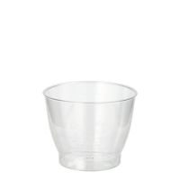 Plastikbecher (PS) 0,1 l Ø 6,8 cm · 5,4 cm transparent