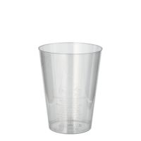 Plastikbecher (PS) 0,2 l Ø 7,5 cm · 9,7 cm glasklar