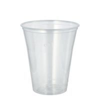 Plastikbecher (PS) 0,3 l Ø 9,5 cm · 11 cm klar mit Schaumrand