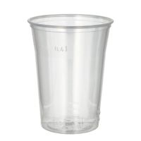 Plastikbecher (PS) 0,4 l Ø 9,5 cm · 12 cm klar mit Schaumrand