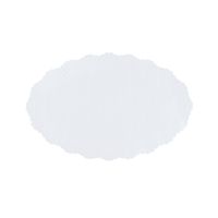 Plattenpapiere oval 29 x 18,8 cm weiss