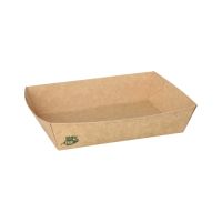 Pommes-Frites-Trays "pure" 13 x 18 cm braun "100% Fair" extra groß