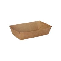 Pommes-Frites-Trays "pure" 8,5 x 13,5  cm braun mittel
