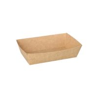 Pommes-Frites-Trays "pure" 8,5 x 13,5  cm braun mittel