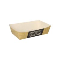 Pommes-Frites-Trays "pure" 8,5 x 13 cm "Good Food" mittel