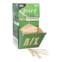 Pommesgabeln aus Holz "pure" 8,5 cm
