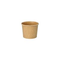 Portionsbecher aus Pappe 60 ml braun