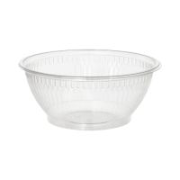 Salatschalen To Go, R-PET rund 1 l Ø 18 cm · 7,5 cm glasklar