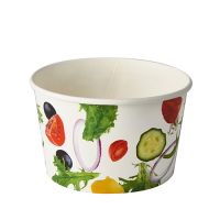 Salatschalen To Go aus Pappe 600 ml Ø 12,5 cm · 7,5 cm "Salad"