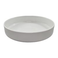 Schale aus Porzellan rund, 550 ml Ø 18 cm · 3,5 cm weiss "Ano"