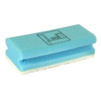Schwämme eckig 4,5 cm x 15 cm x 7 cm blau/weiss "Office" , nicht kratzend