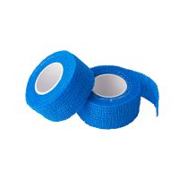 Selbsthaftende Pflaster, 5 m x 2,5 cm blau