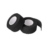 Selbsthaftende Pflaster auf Rolle, 5 m x 2,5 cm, schwarz