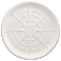 Servierplatten aus Zuckerrohr "pure", rund Ø 47 cm, weiss
