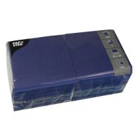 Servietten, dunkelblau 1-lagig 1/4-Falz 33 x 33 cm