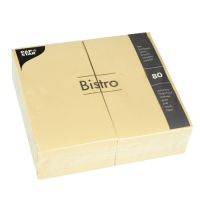Servietten, champagner 2-lagig 1/6-Falz 40 x 32 cm