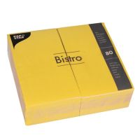 Servietten, gelb 2-lagig 1/6-Falz 40 x 32 cm