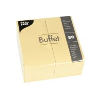 Servietten, champagner 2-lagig 1/8-Falz 33 x 33 cm